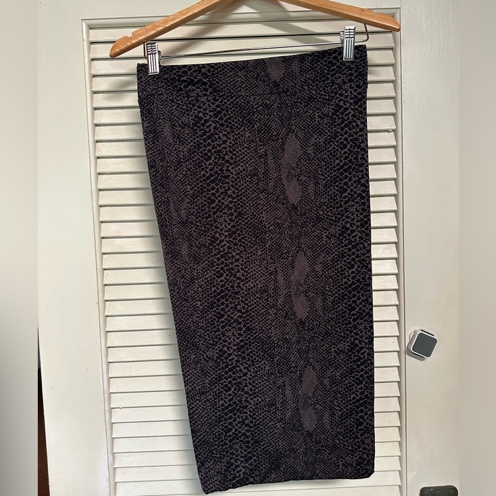 Acacia Snake Print Pencil Skirt